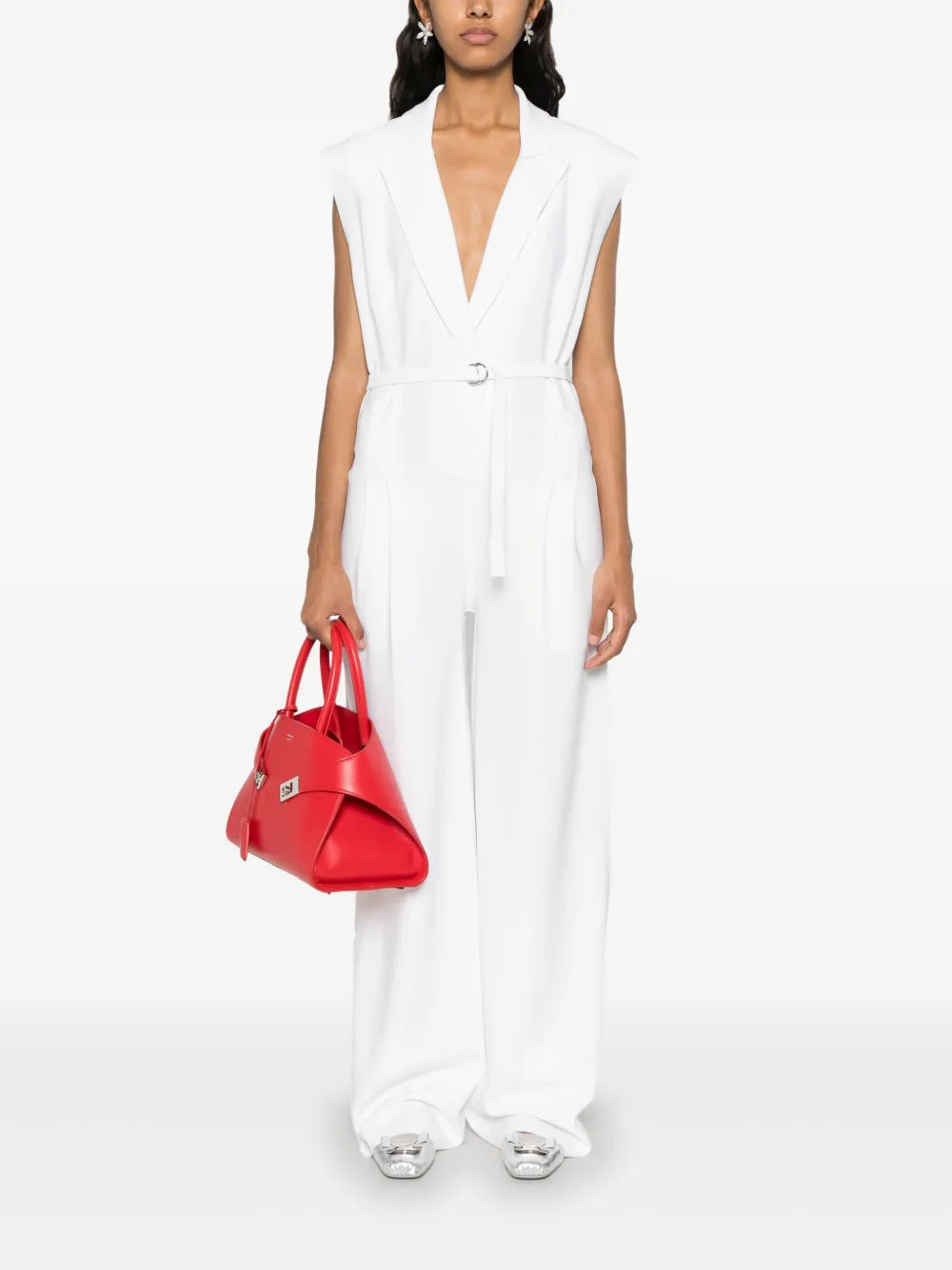 Cropped-Leg Jumpsuit