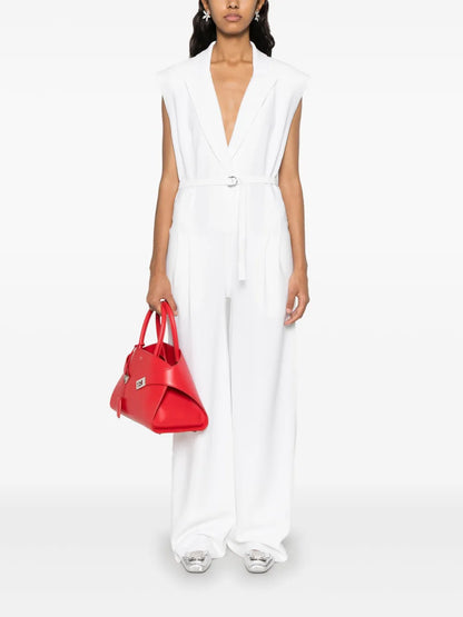 Cropped-Leg Jumpsuit