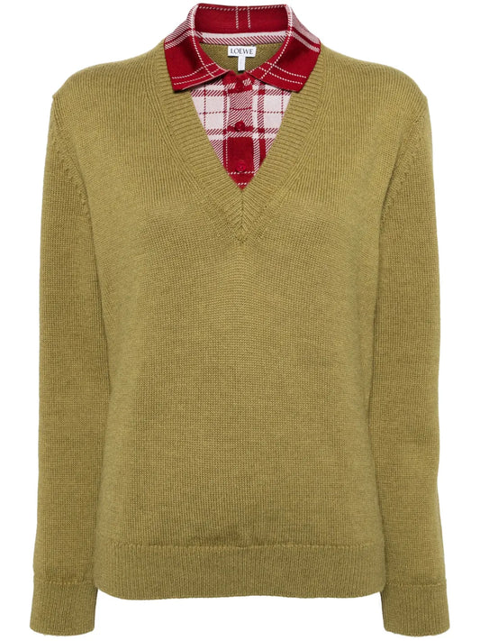 Layered Knitted Jumper