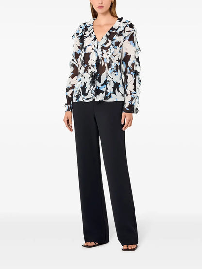 Amira Bias Ruffle Top