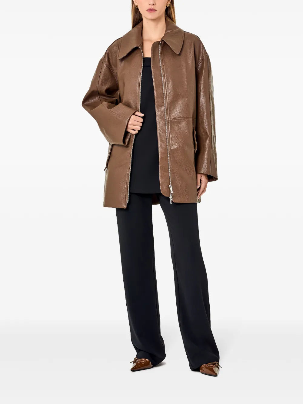 Jael Faux-Leather Jacket