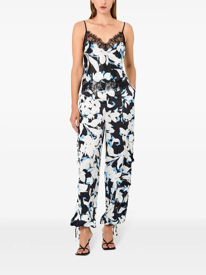 Alani Blur-Print Silk Camisole