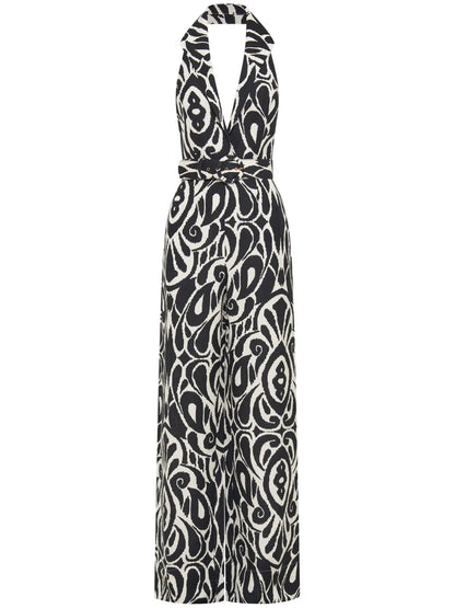 Stephania Inez-Print Jumpsuit