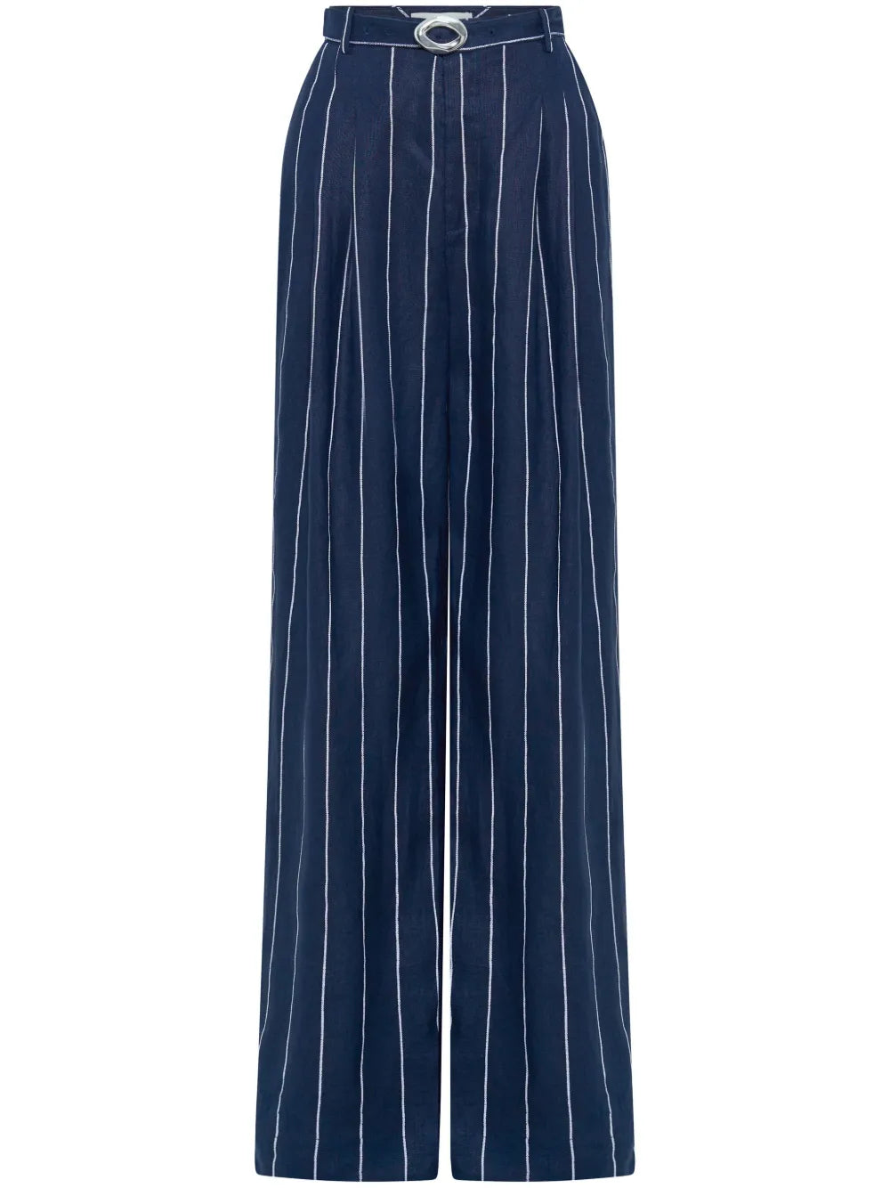 Calista Flared Linen Trousers