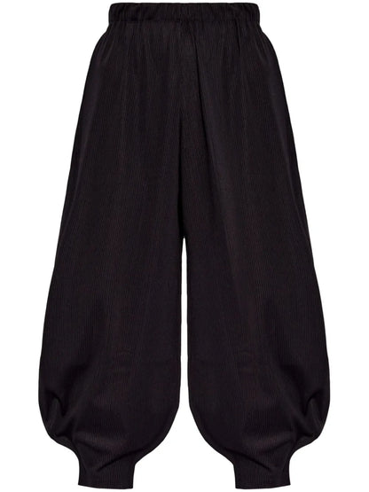 Plissé Balloon Trousers
