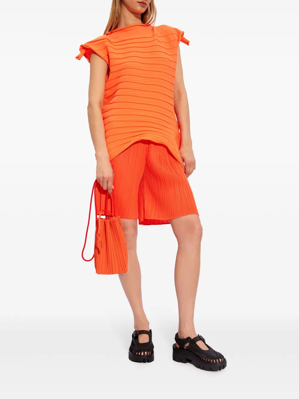 Miyake Plissé-Effect Shorts