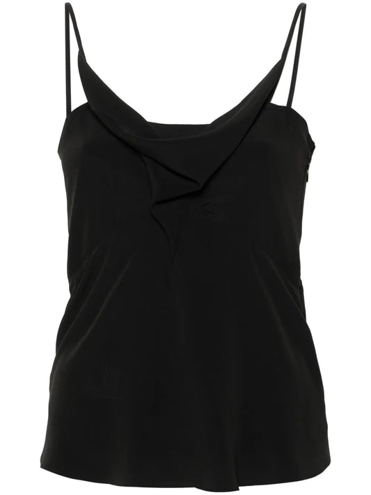 Kalisia Sleeveless Crepe Top