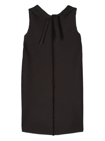 Plissé Mini Dress