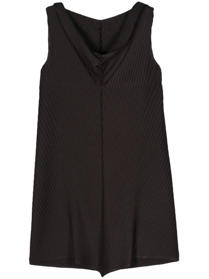 Plissé Mini Dress