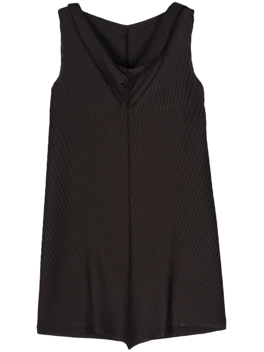 Plissé Mini Dress