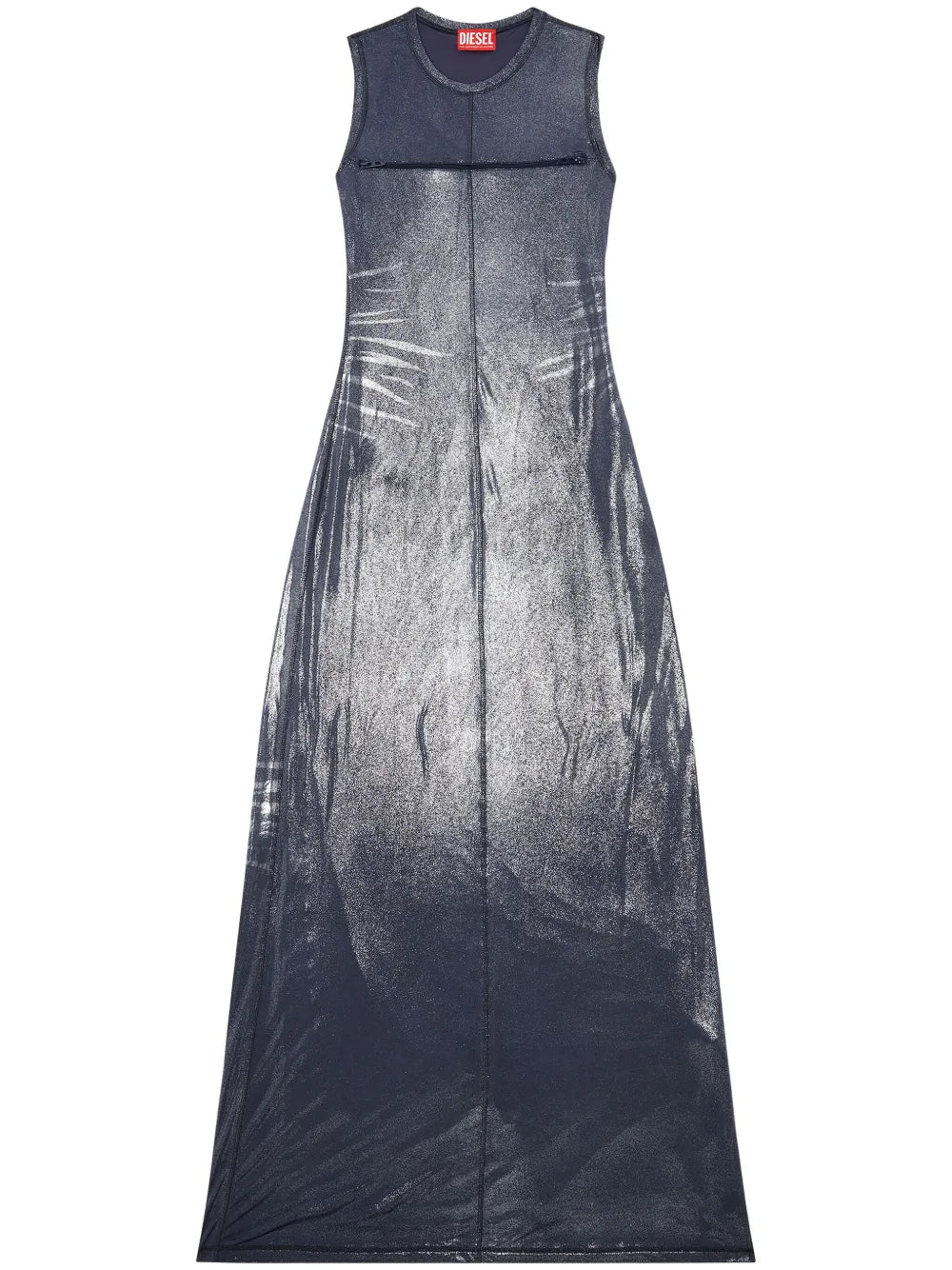 D-Vetty Metallic-Effect Maxi Dress