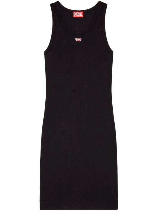 D-Tank-D Logo-Appliqué Tank Dress