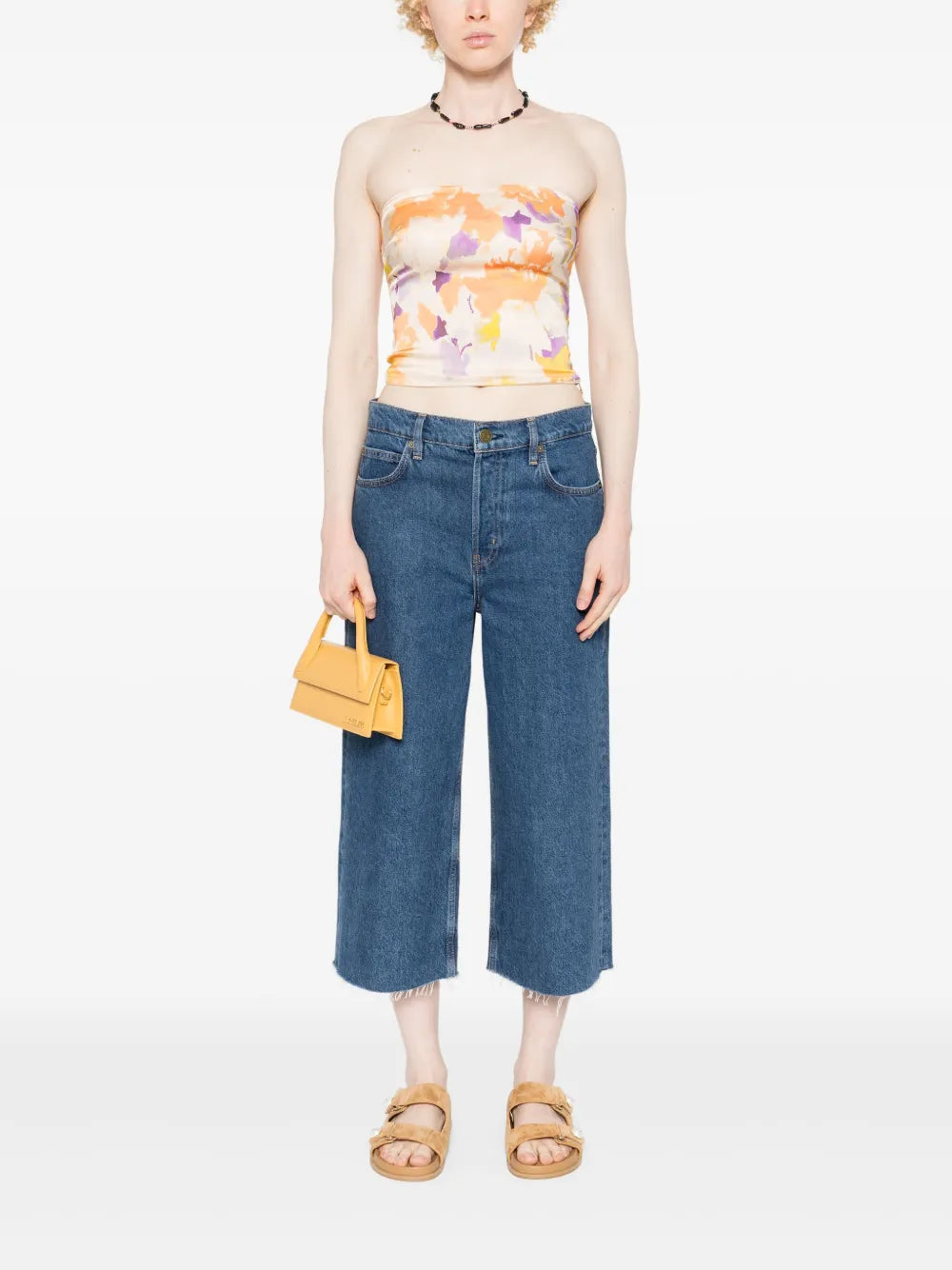 Square-Neck Crop Top