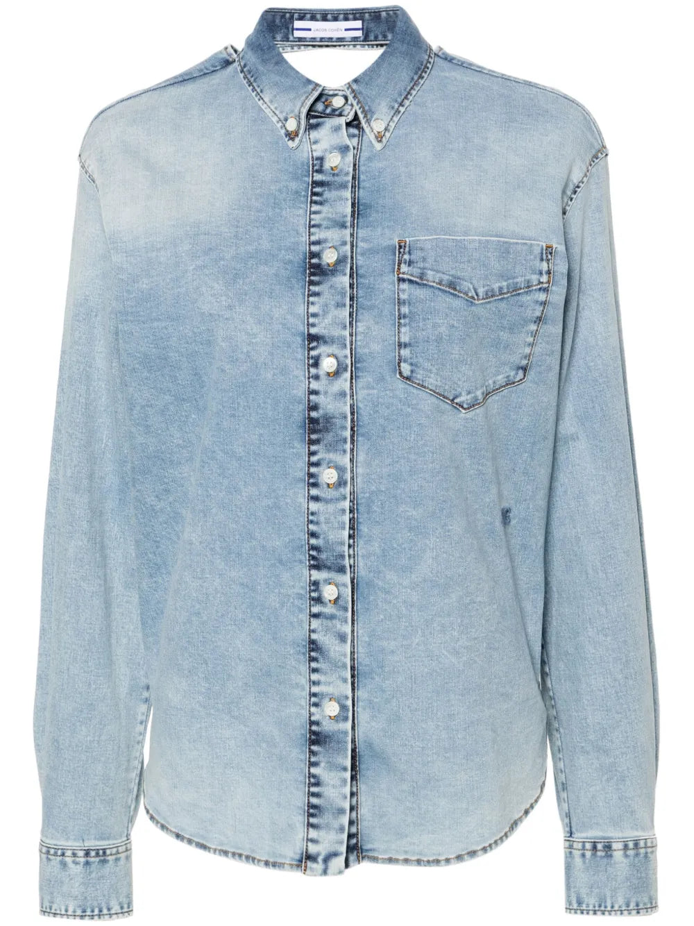 Twisted Denim Shirt