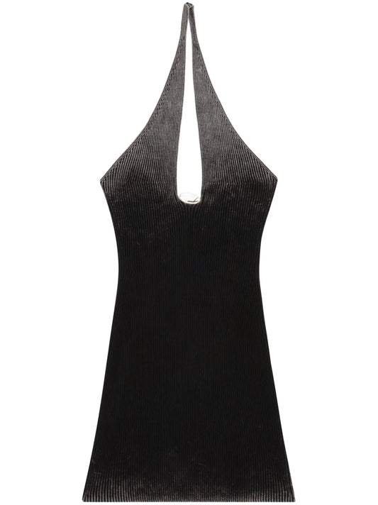 M-Larisa Oval D-Plaque Mini Dress