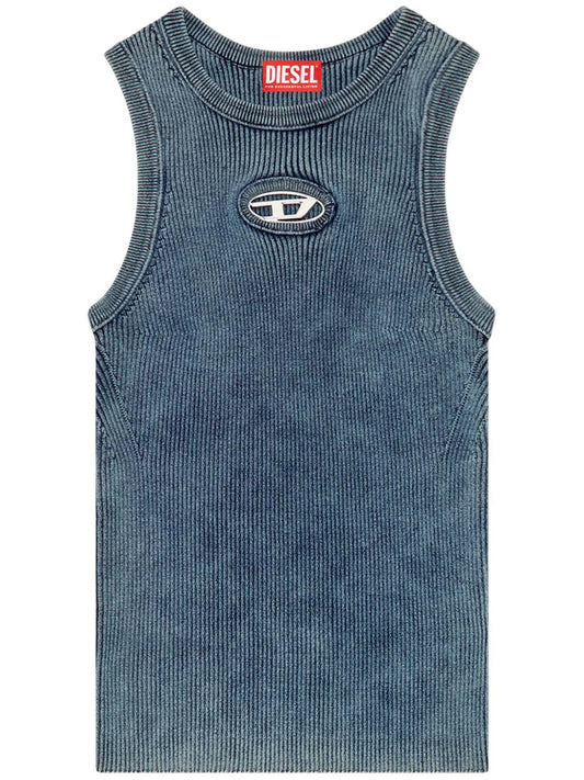 M-Anchor-A-Sl Ribbed Cotton Tank Top
