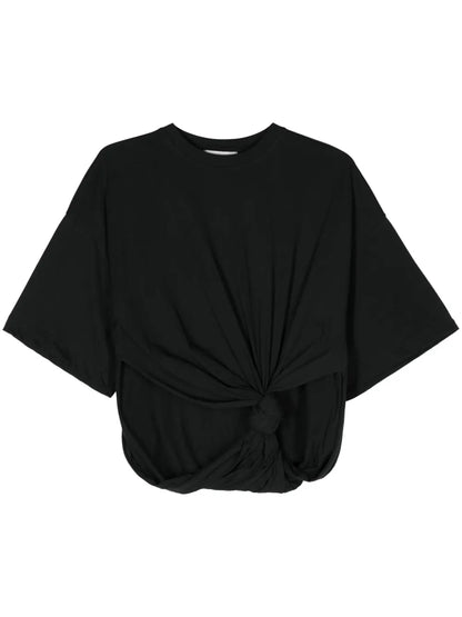 Knotted Asymmetric T-Shirt