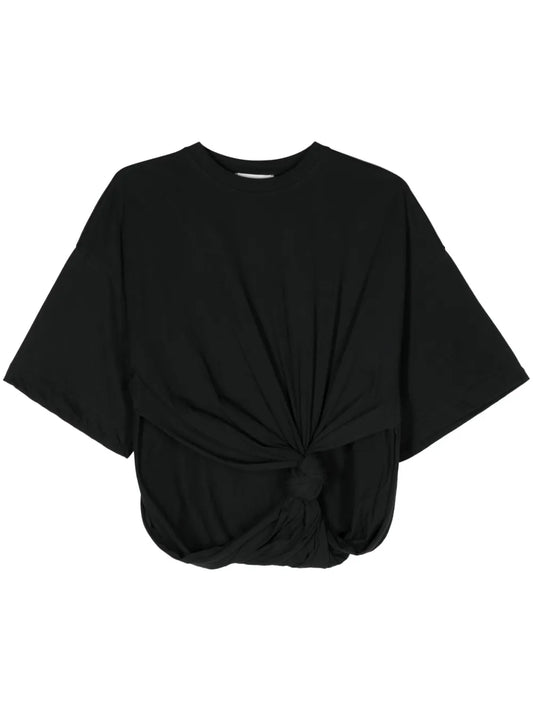Knotted Asymmetric T-Shirt