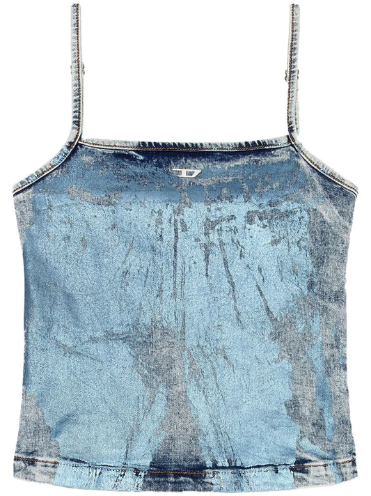 De-Ila-S Metallic-Effect Top