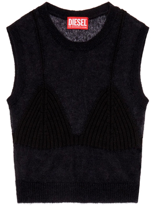 M-Arostica Knitted Tank Top
