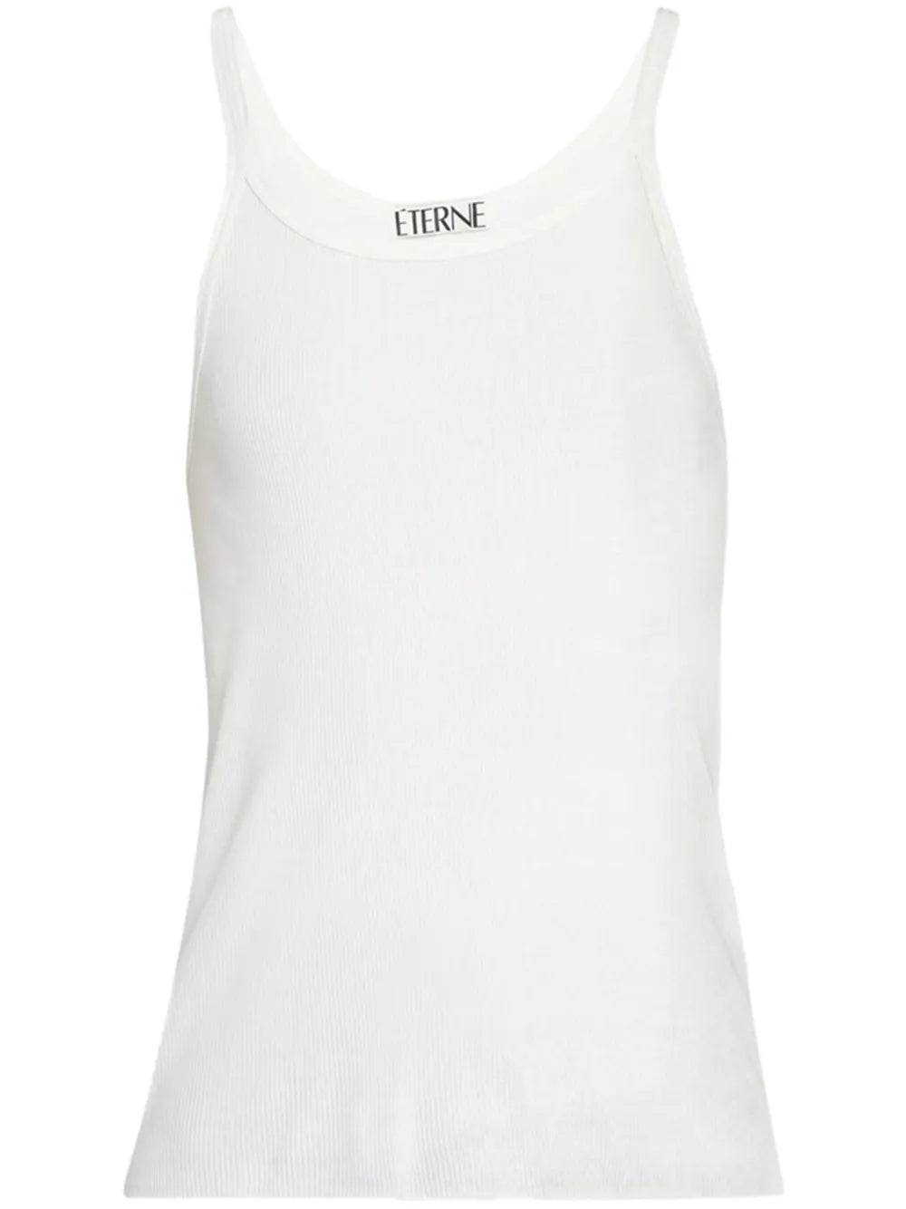 Ribbed-Knit Cotton Tank Top
