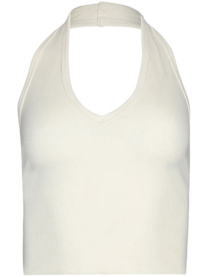 Halterneck Open-Back Top