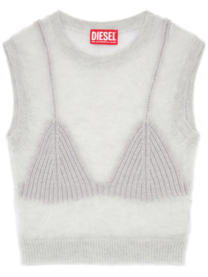 M-Arostica Knitted Tank Top
