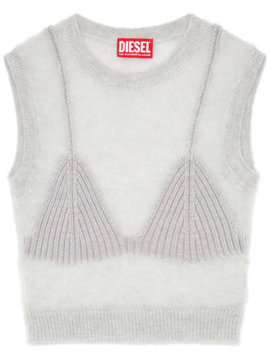 M-Arostica Knitted Tank Top