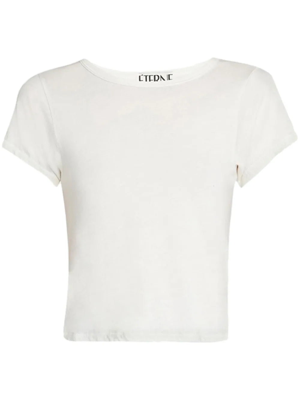 Crew-Neck Cropped T-Shirt