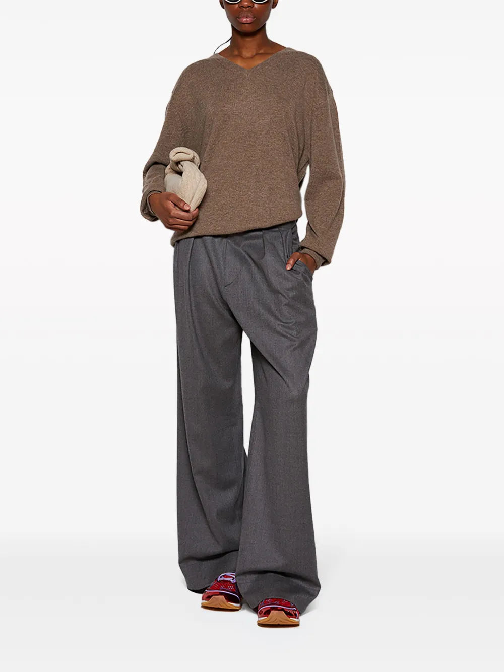 Clive Drop-Shoulder Cashmere Jumper