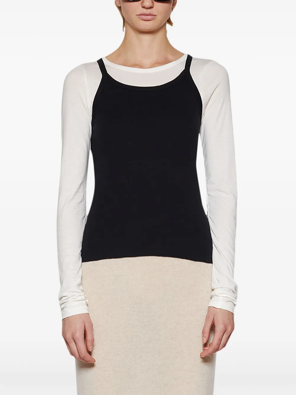 Ribbed-Knit Cotton Tank Top