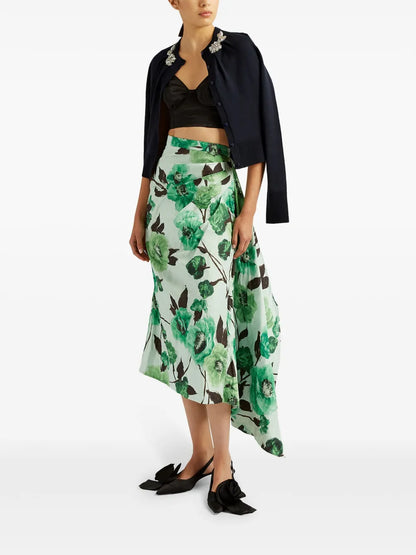 Draped-Detail Cardigan