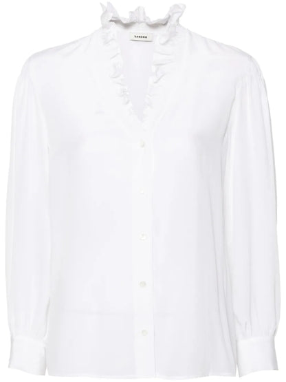 Ruffle-Detail Shirt
