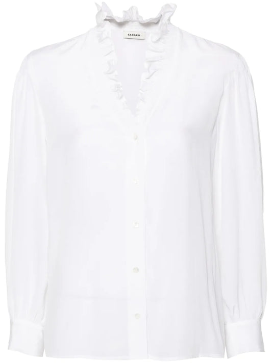 Ruffle-Detail Shirt