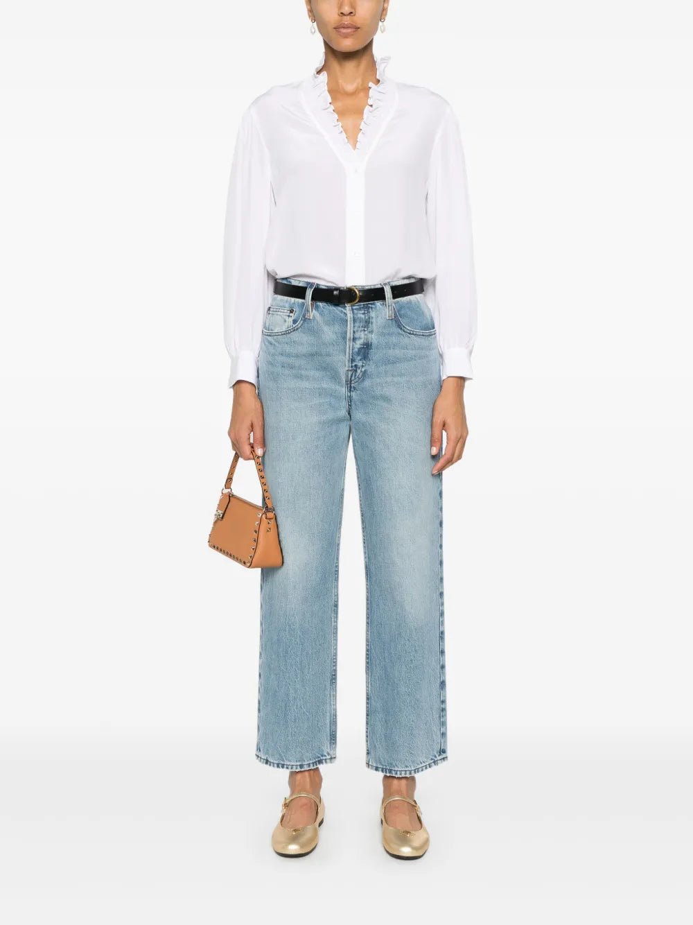 Ruffle-Detail Shirt