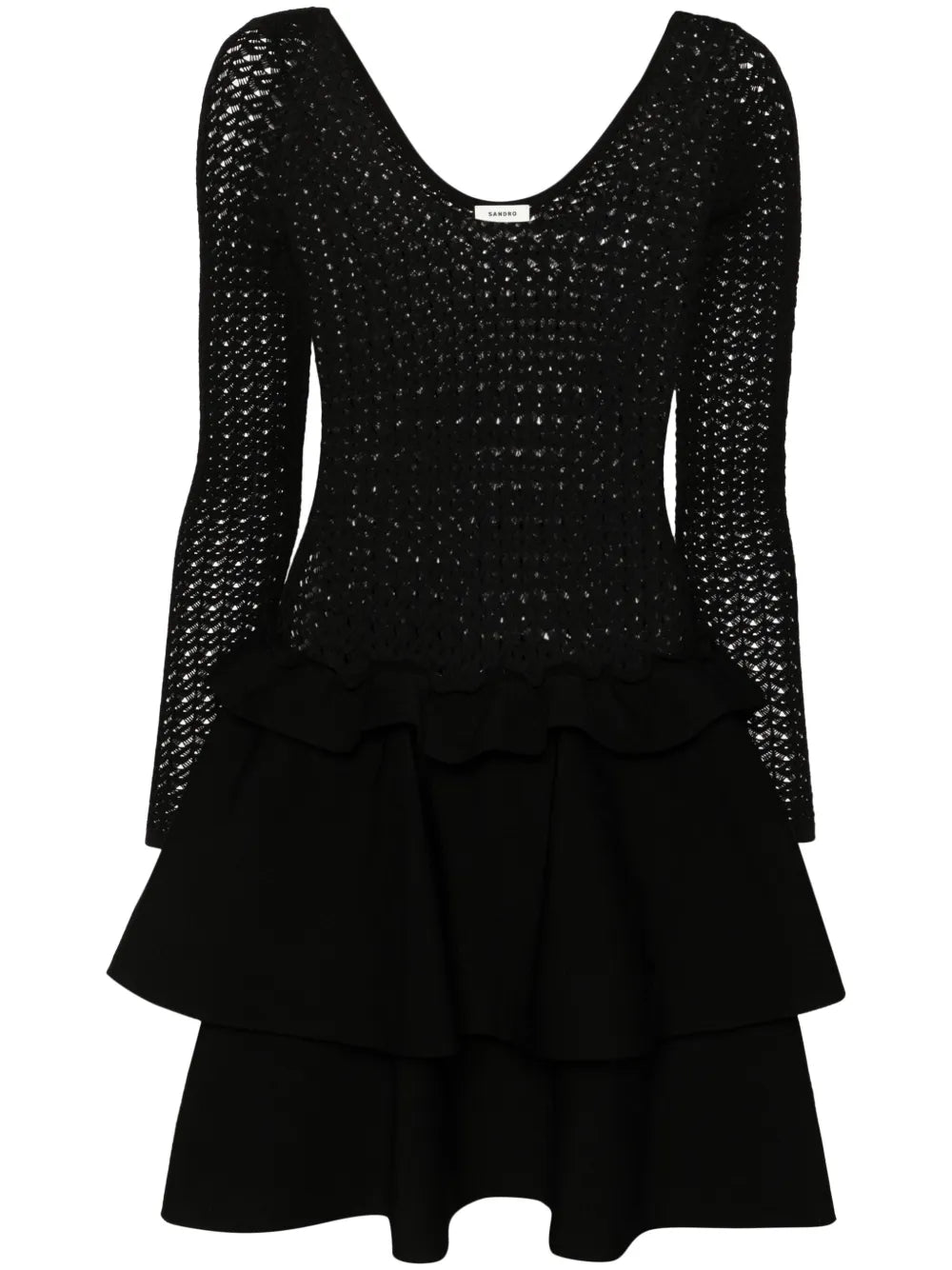 Panelled-Design Dress