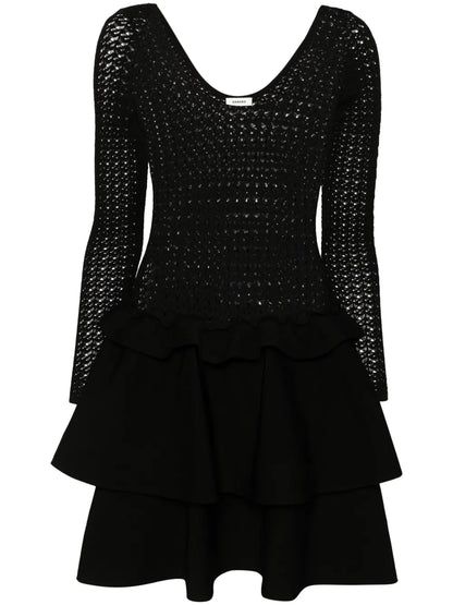 Panelled-Design Dress