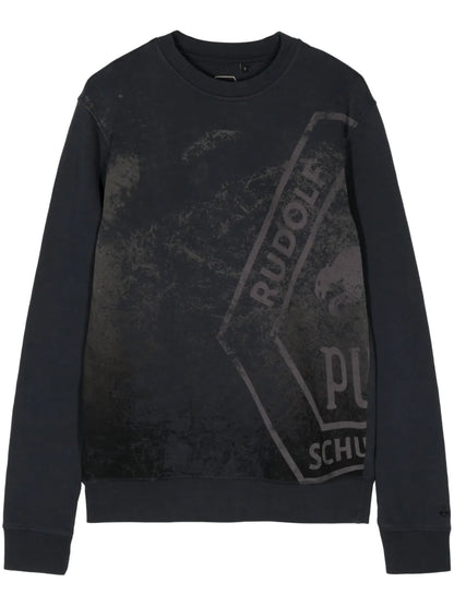 Graphic-Print Cotton-Blend Sweatshirt
