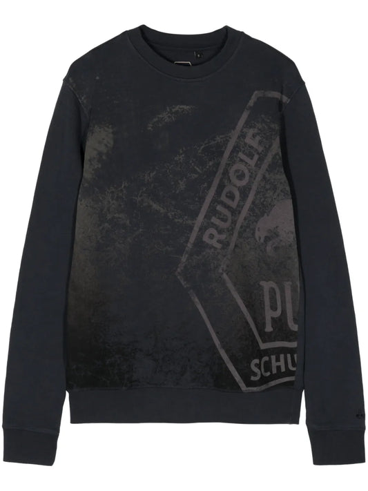 Graphic-Print Cotton-Blend Sweatshirt