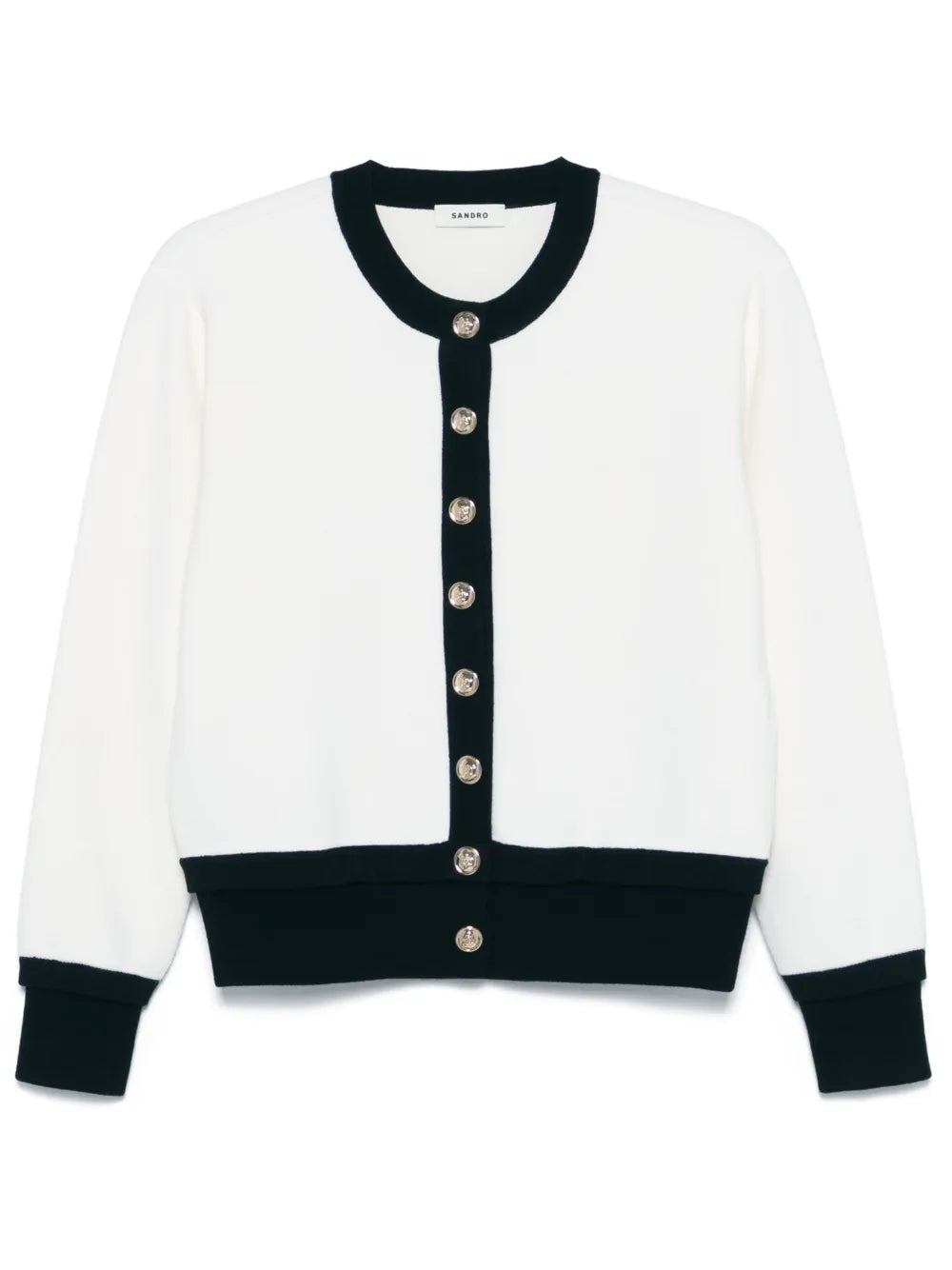 Logo-Embroidered Cardigan