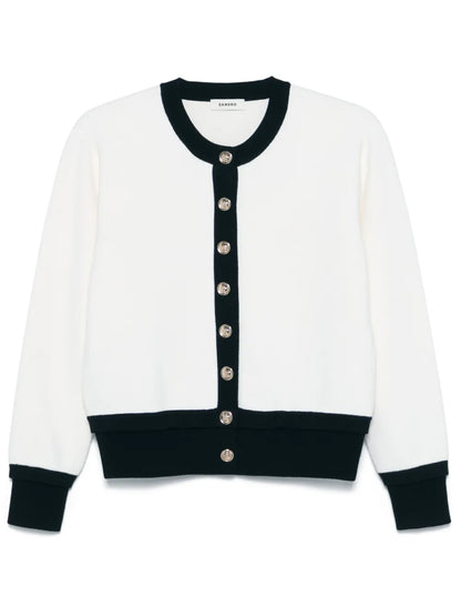 Logo-Embroidered Cardigan