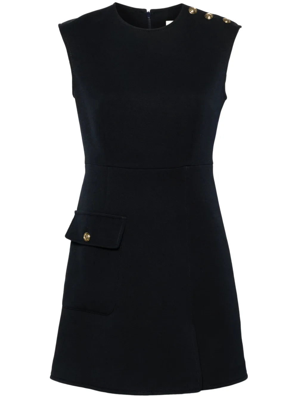 Dart-Detail Mini Dress