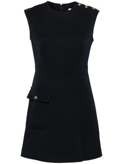 Dart-Detail Mini Dress