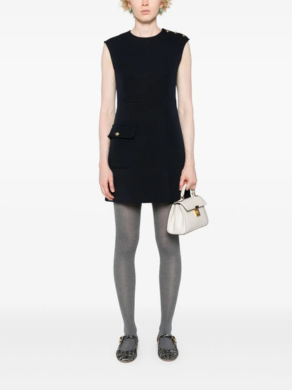 Dart-Detail Mini Dress