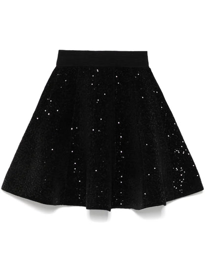 Sequinned Mini Skirt