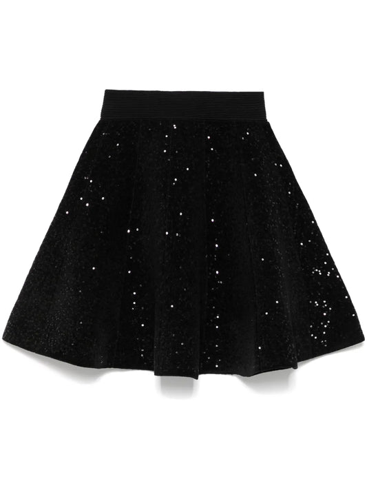 Sequinned Mini Skirt