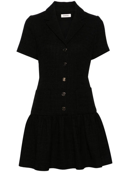 Peplum Tweed Minidress