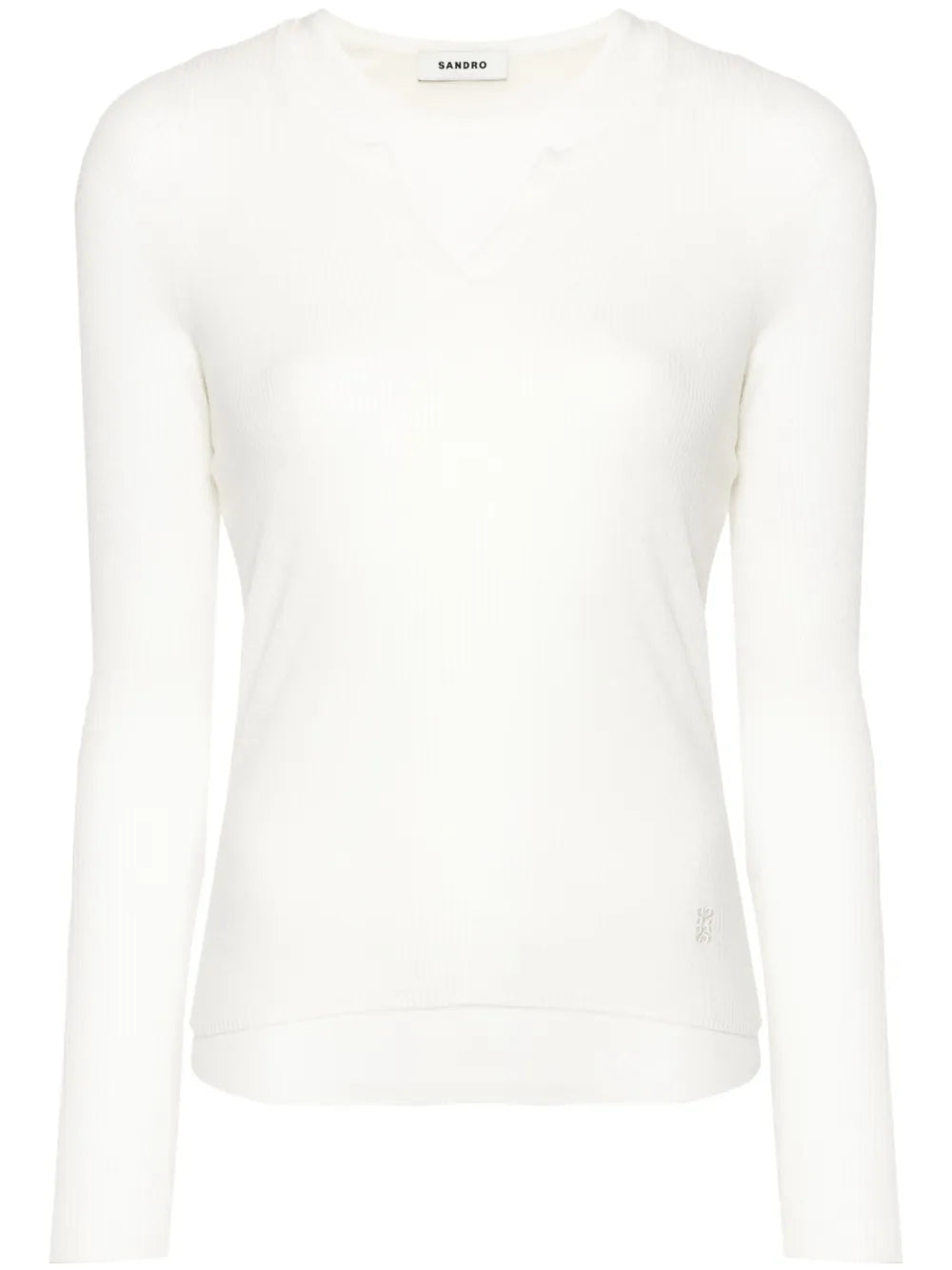 Logo-Embroidered Layered Top