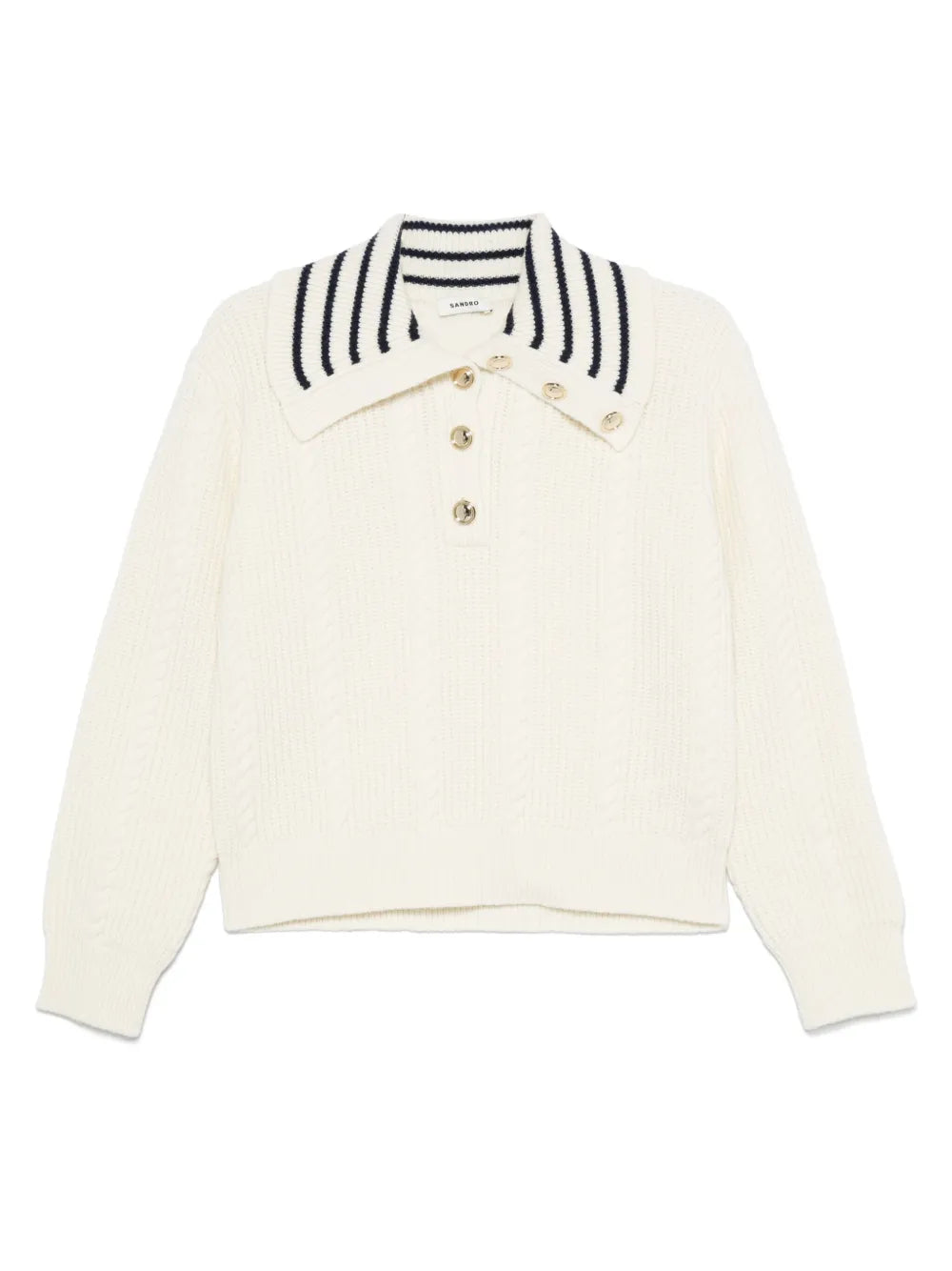 Stripe-Detail Sweater