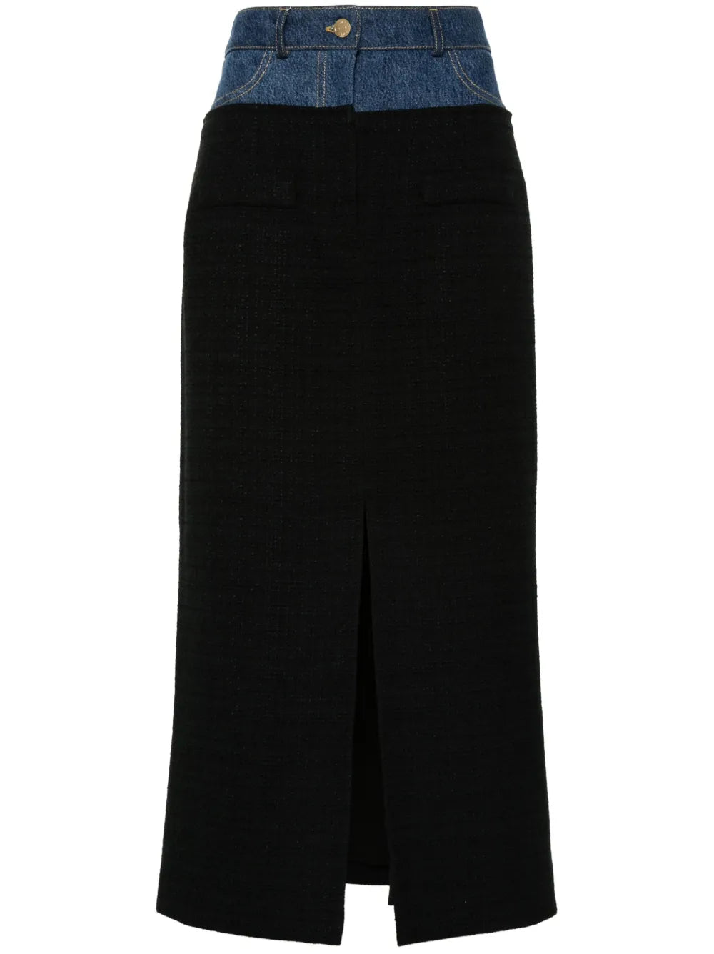 Panelled Midi Skirt
